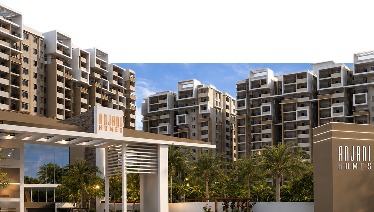 Anjani Homes luxury residential complex — 576 apartments across 5 acres in Hyderabad