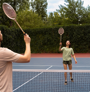 Badminton Court at Anjani Homes