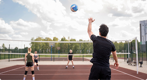 Volleyball Court at Anjani Homes