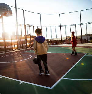 Basketball Court at Anjani Homes
