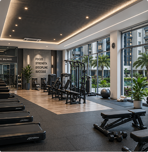 Fully Equipped Gym
